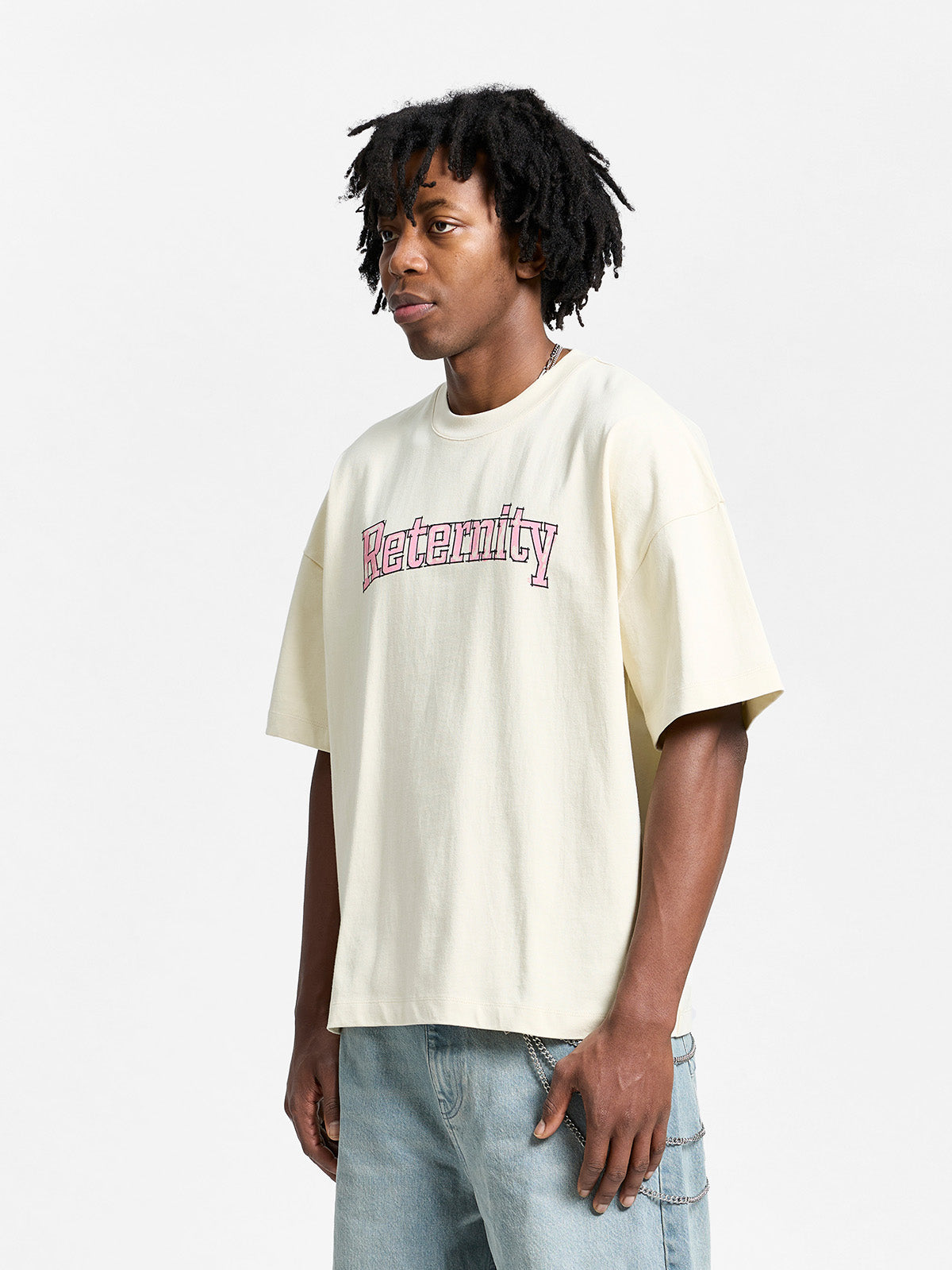 WATERCOLOR T-SHIRT - CREAM
