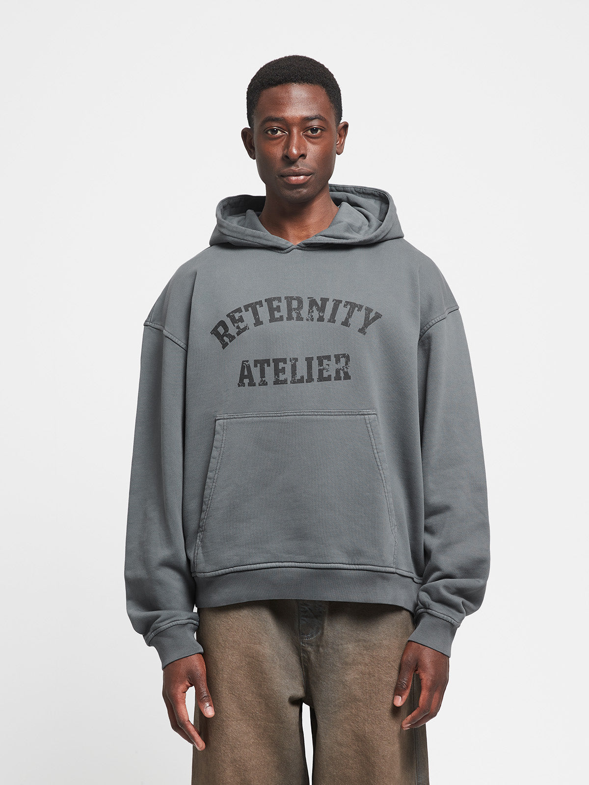 WASHED NOIR HOODIE - VINTAGE BLACK