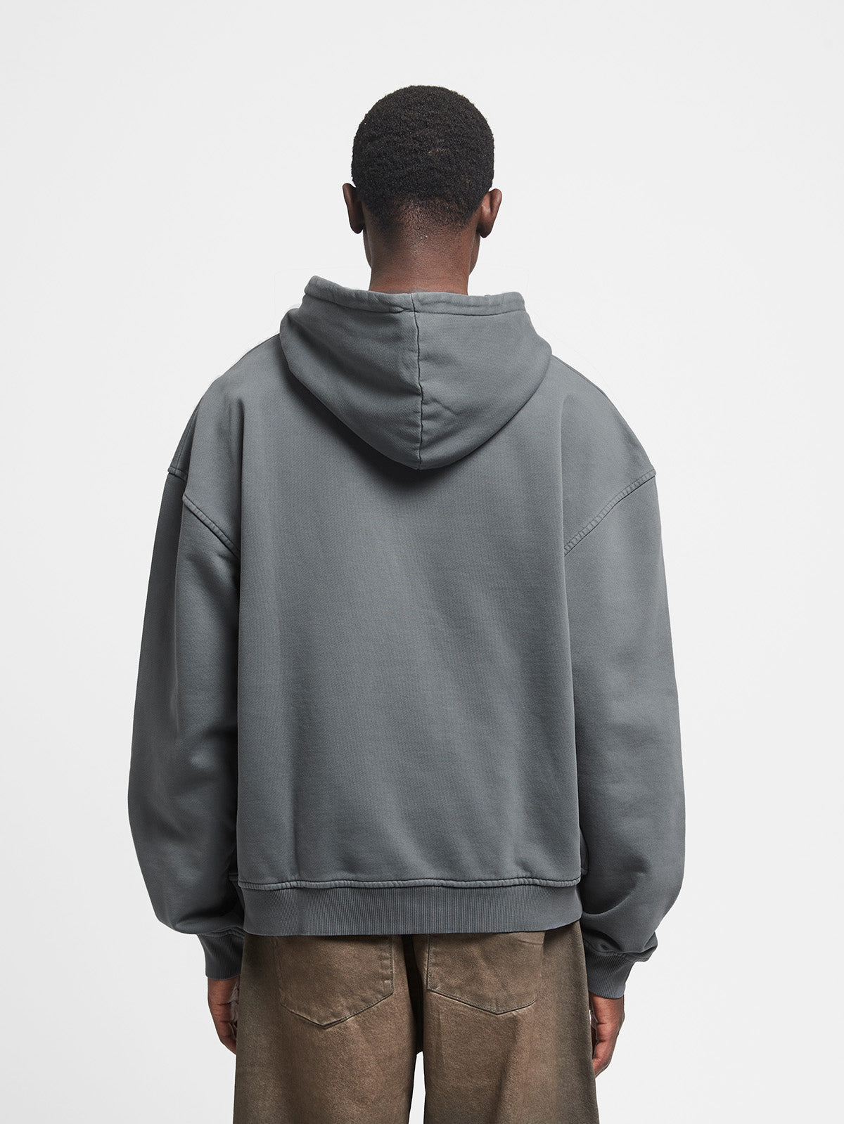 WASHED NOIR HOODIE - VINTAGE BLACK