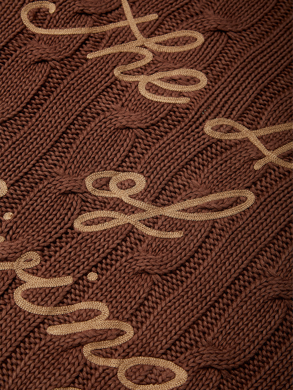 THE ART OF LIVING POLO KNIT - BROWN
