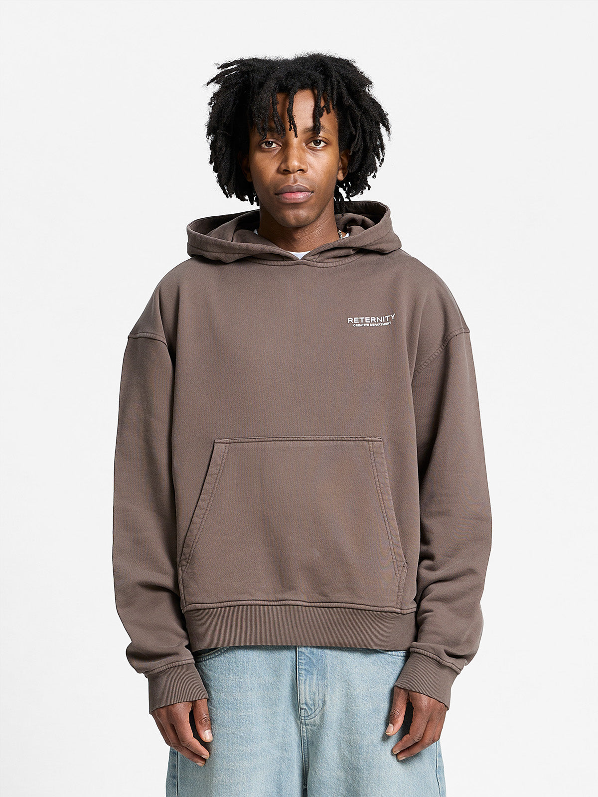 CREATIVE DEPT HOODIE - BROWN
