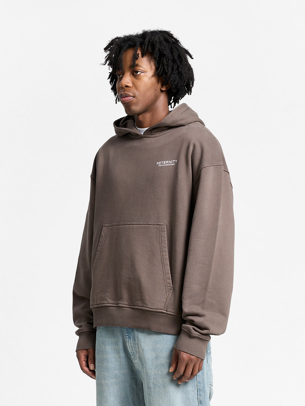 CREATIVE DEPT HOODIE - BROWN