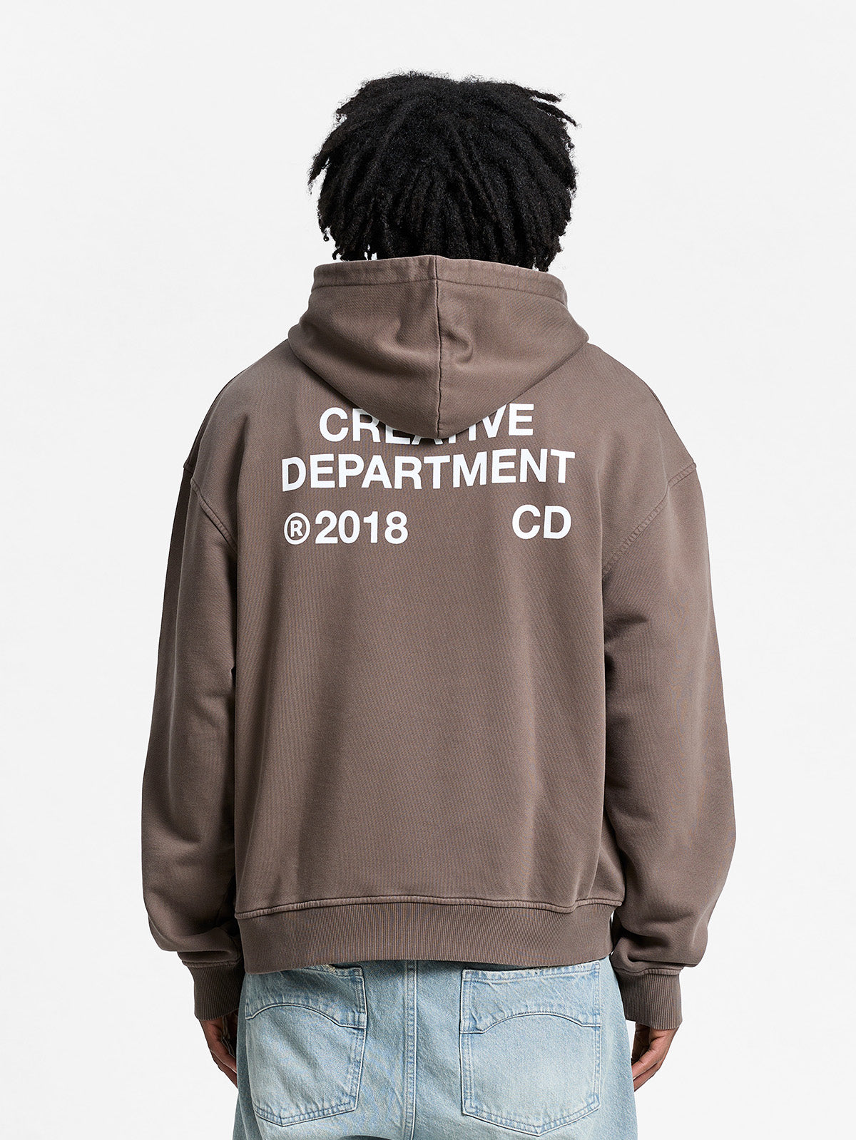 CREATIVE DEPT HOODIE - BROWN