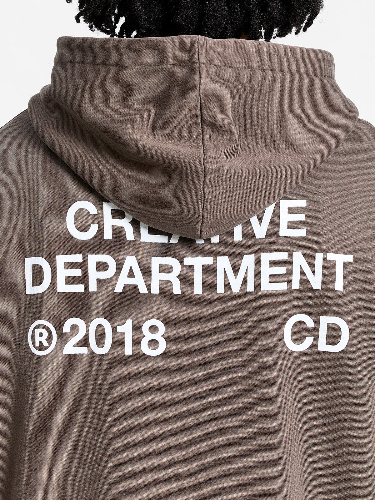 CREATIVE DEPT HOODIE - BROWN