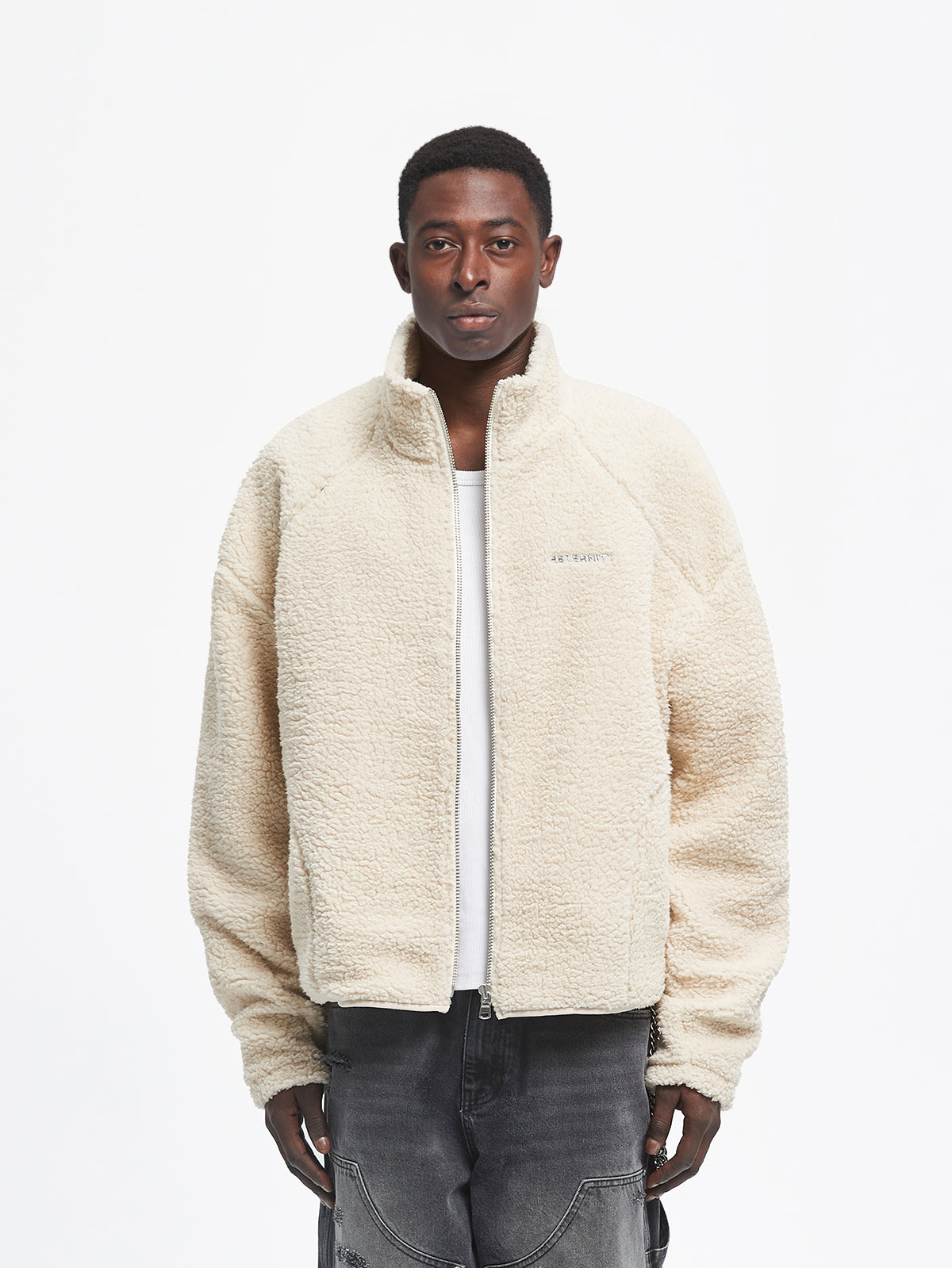 RETERNITY FLEECE JACKET - CREAM