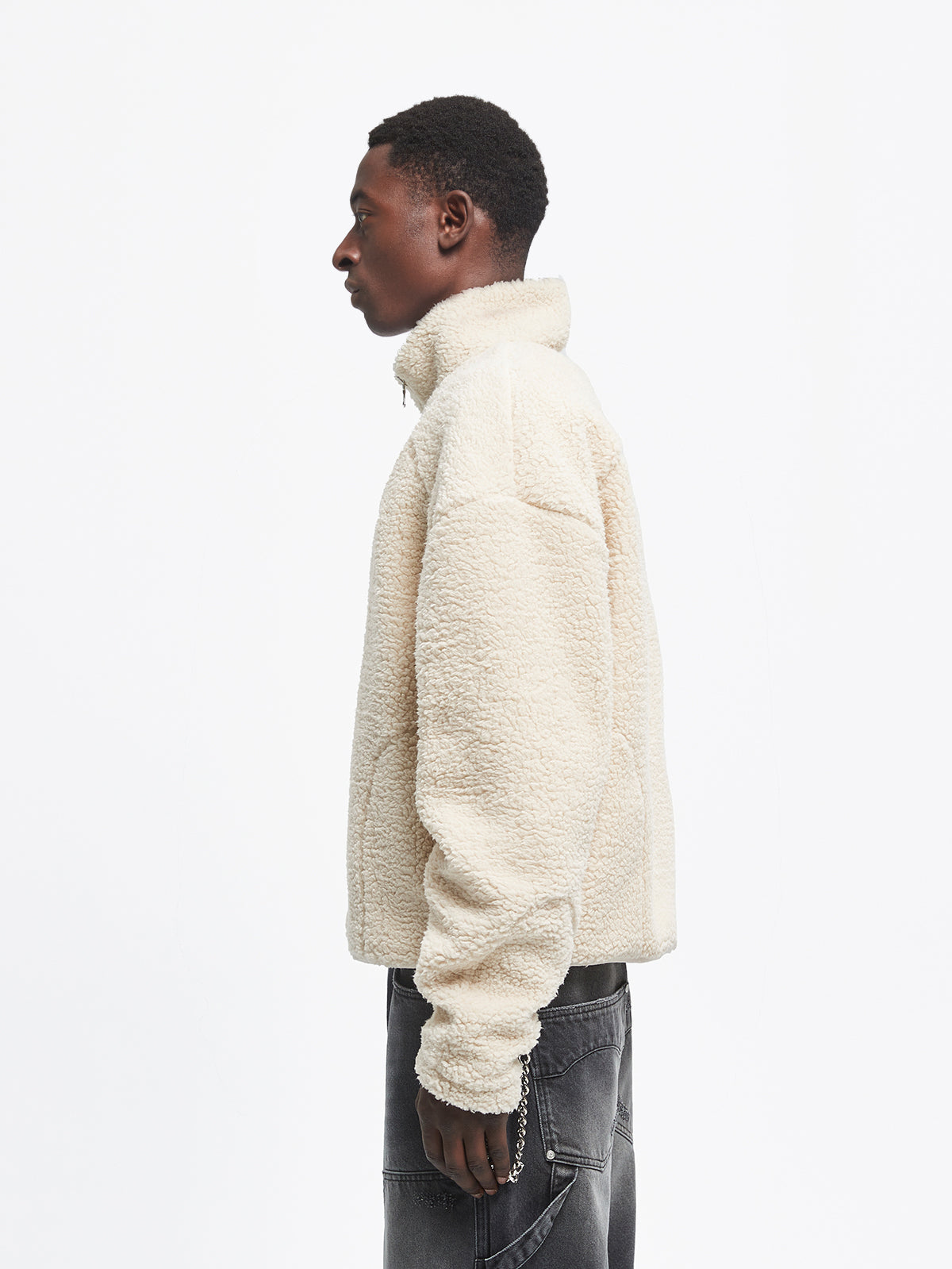 RETERNITY FLEECE JACKET - CREAM