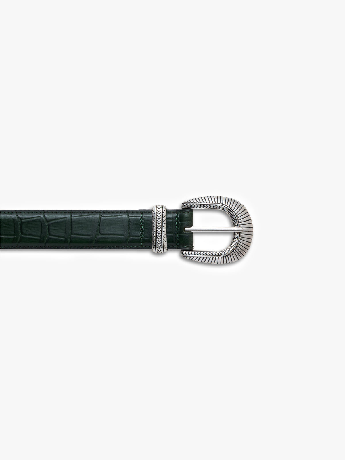 RETERNITY CROCO BELT - GREEN