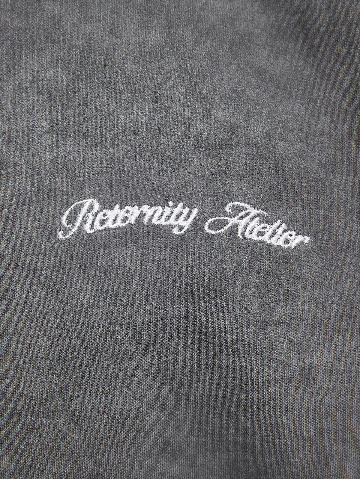 OIL WASHED WAFFLE LONGSLEEVE - VINTAGE GREY