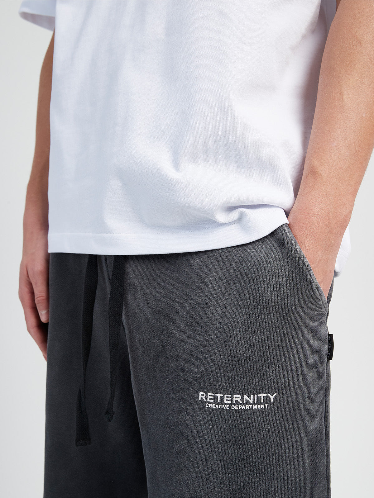 CREATIVE DEPT SWEATPANTS - FADED BLACK