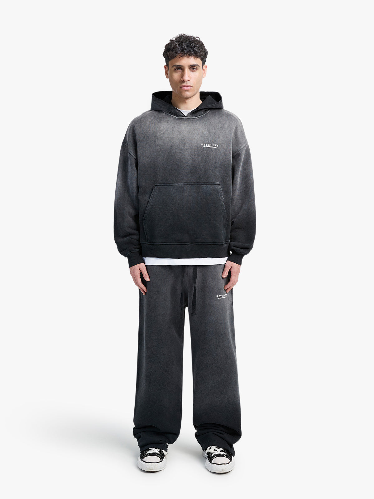 CREATIVE DEPT HOODIE - FADED BLACK