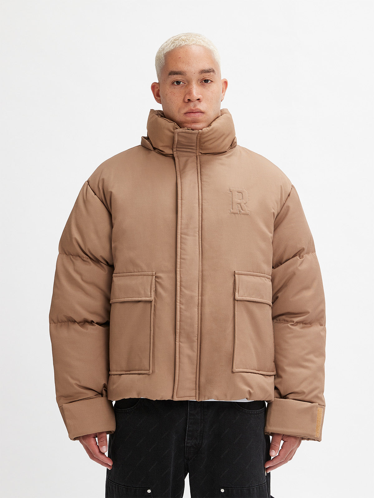 DOWN JACKET - BROWN