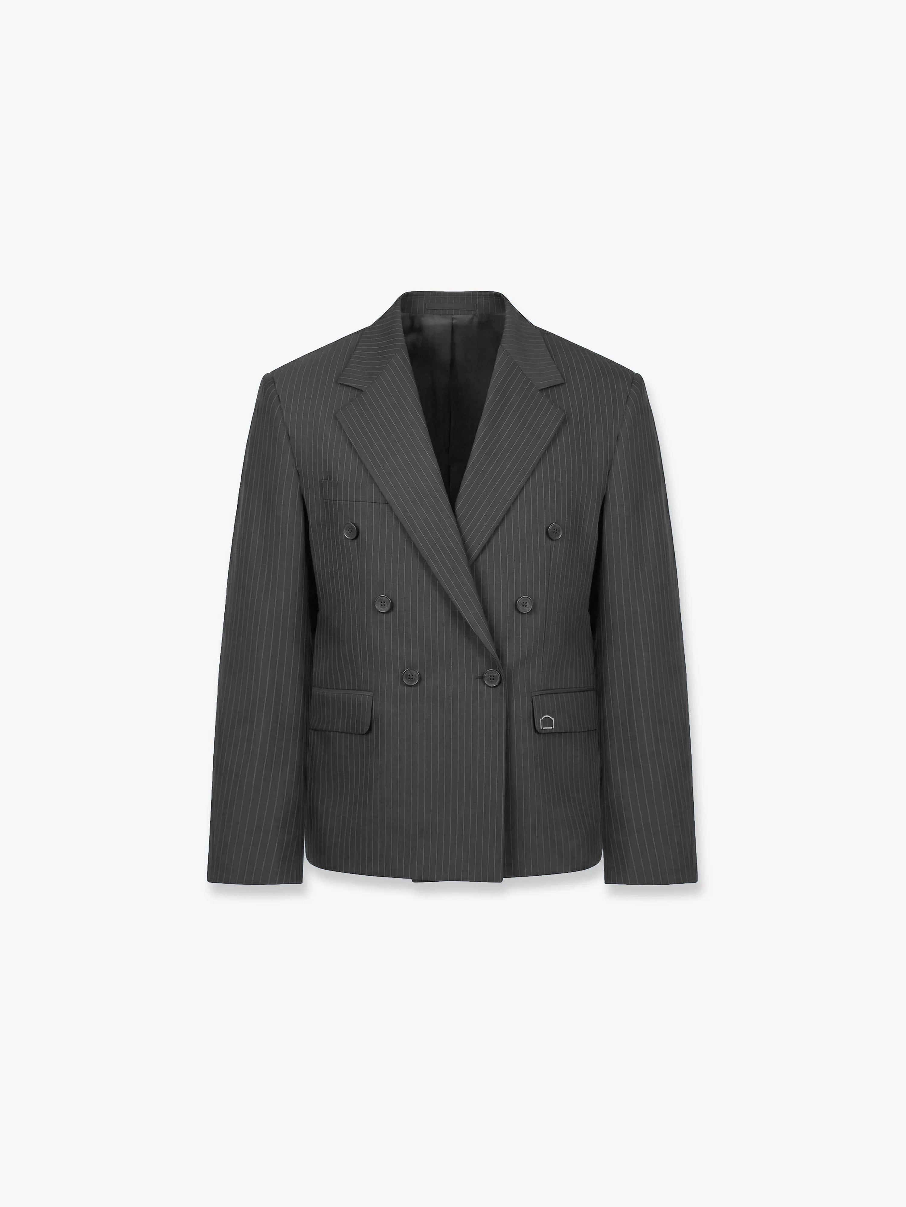 SIGNE BLAZER - PINSTRIPE GREY