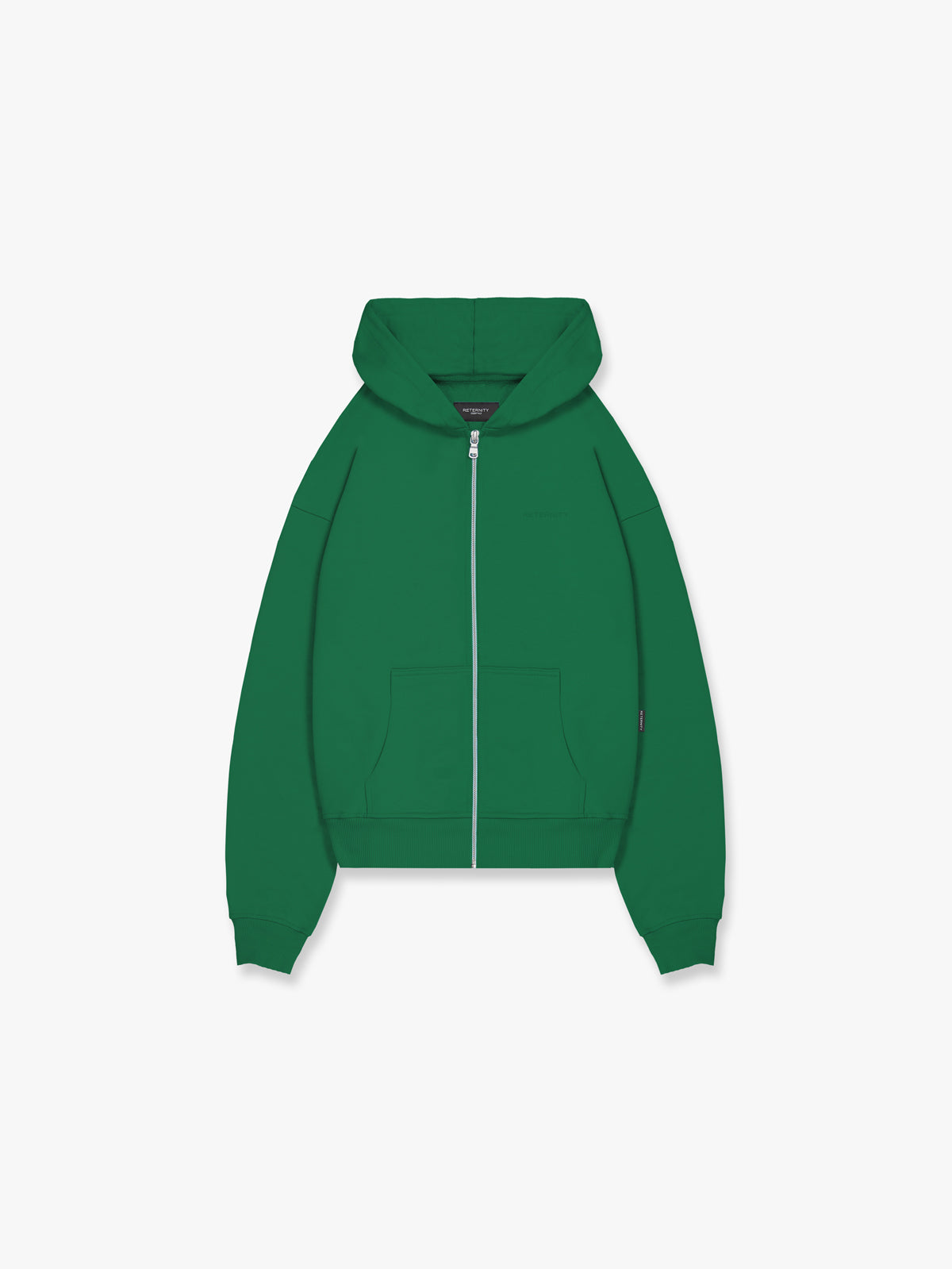ESSENTIAL ZIP HOODIE - GREEN