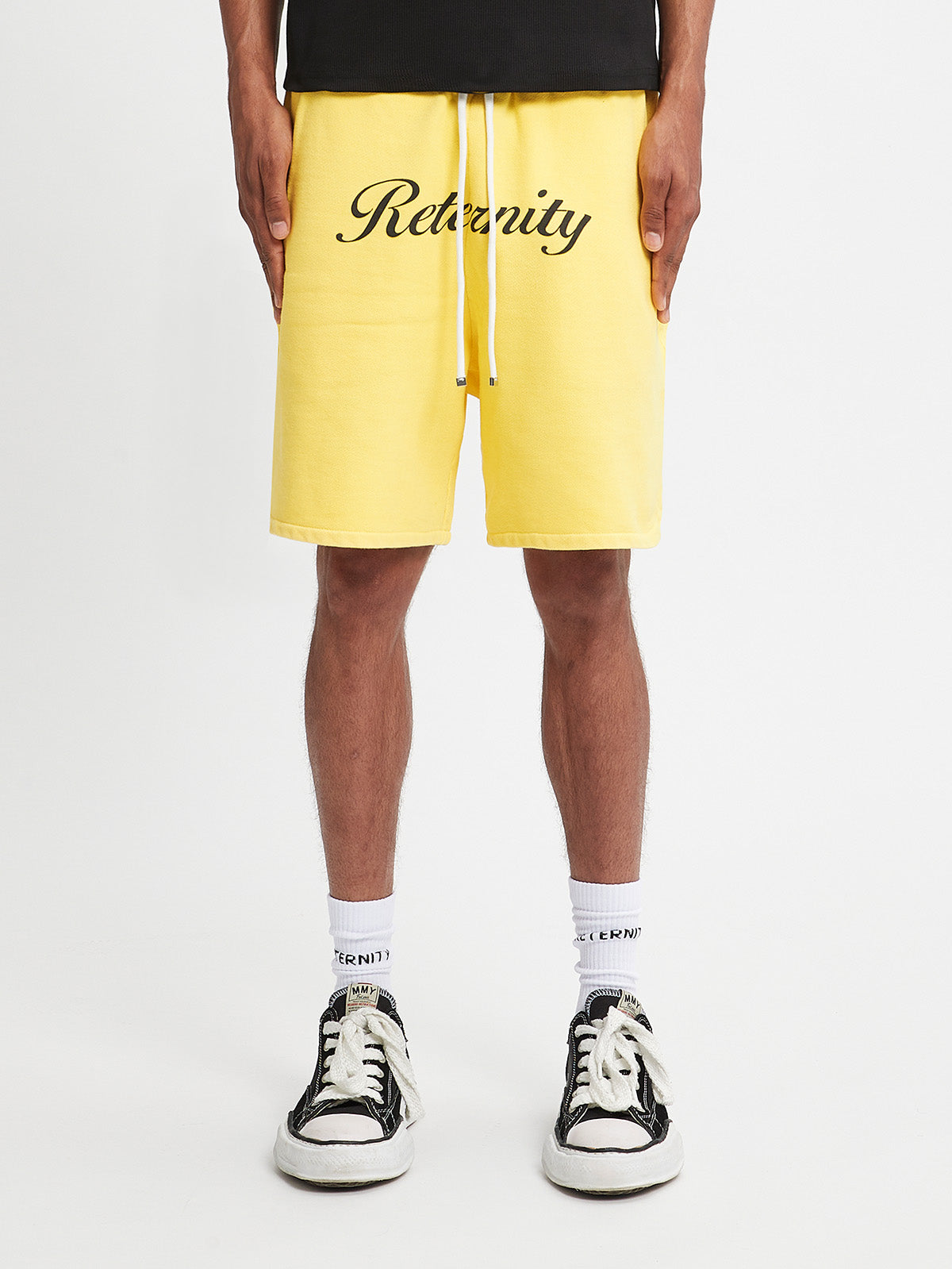 COTTON SHORTS - YELLOW