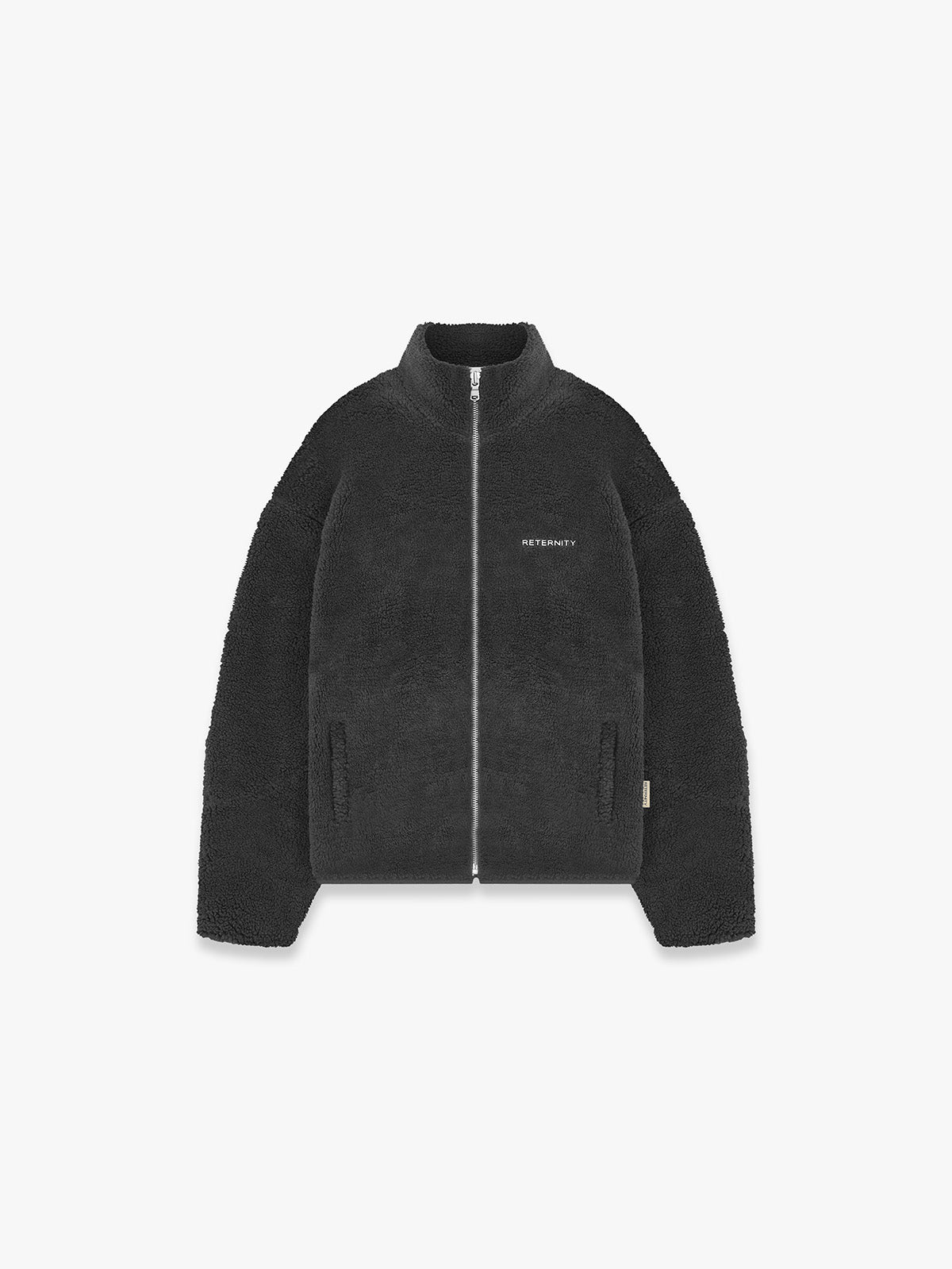 Dark grey fleece jacket best sale