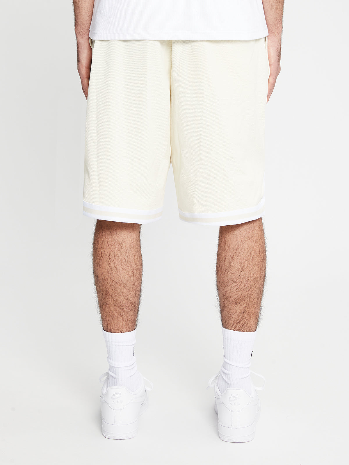 MESH SHORTS RETERNITY - CREME