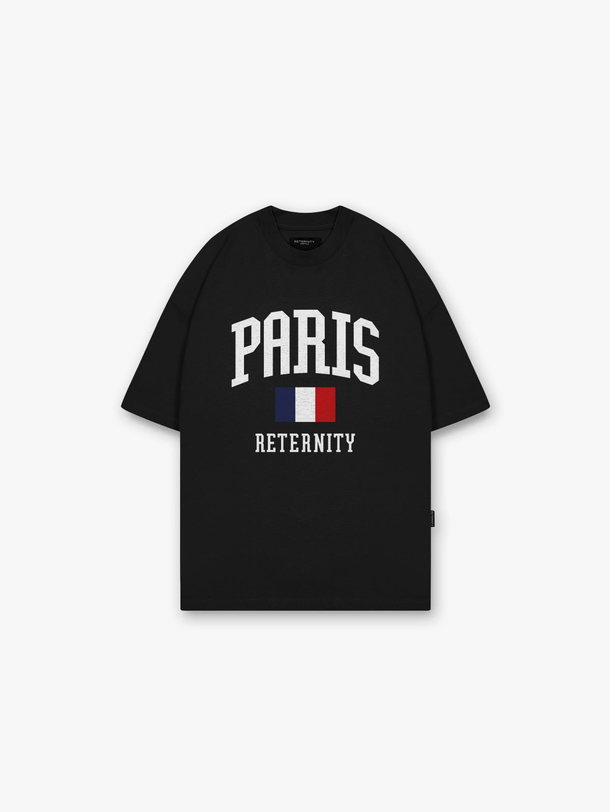 PARIS SOUVENIR T-SHIRT - BLACK