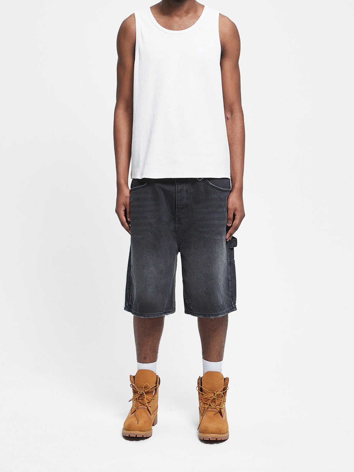 SIGNE JORTS - WASHED BLACK