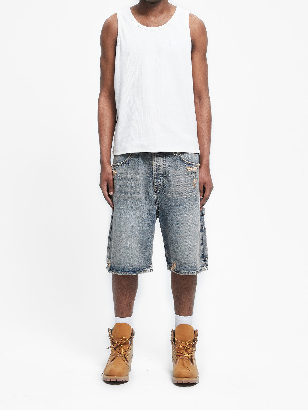 SIGNE JORTS - WASHED BLUE