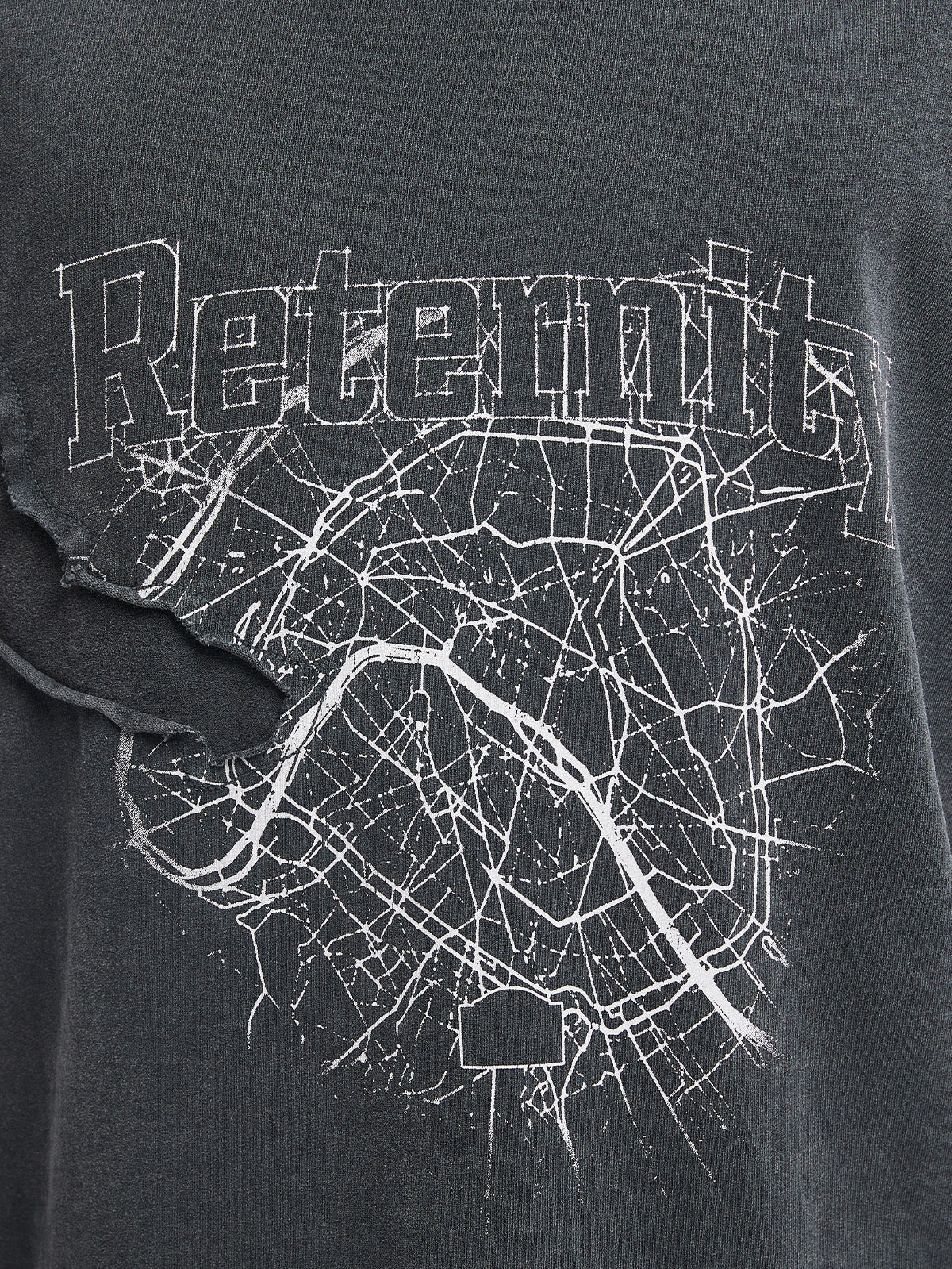 SHATTERED T-SHIRT - BLACK