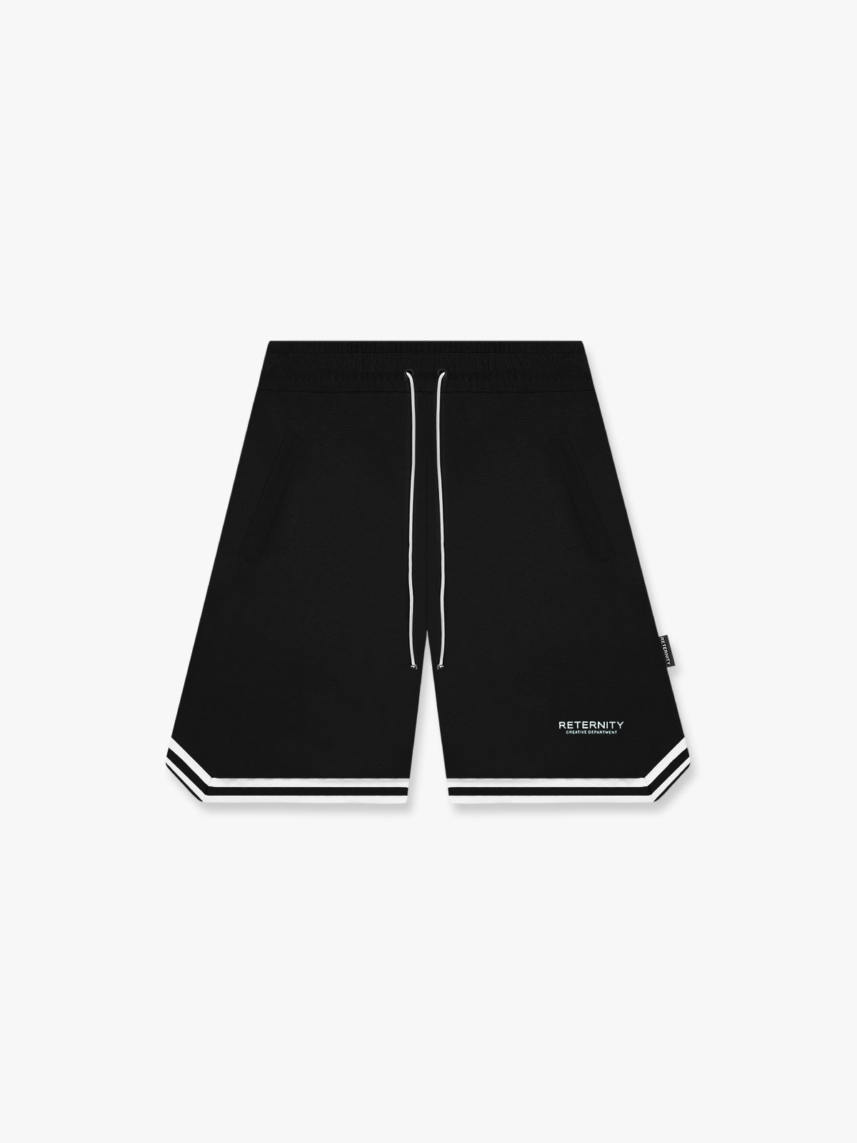 CREATIVE DEPT MESH SHORTS - BLACK