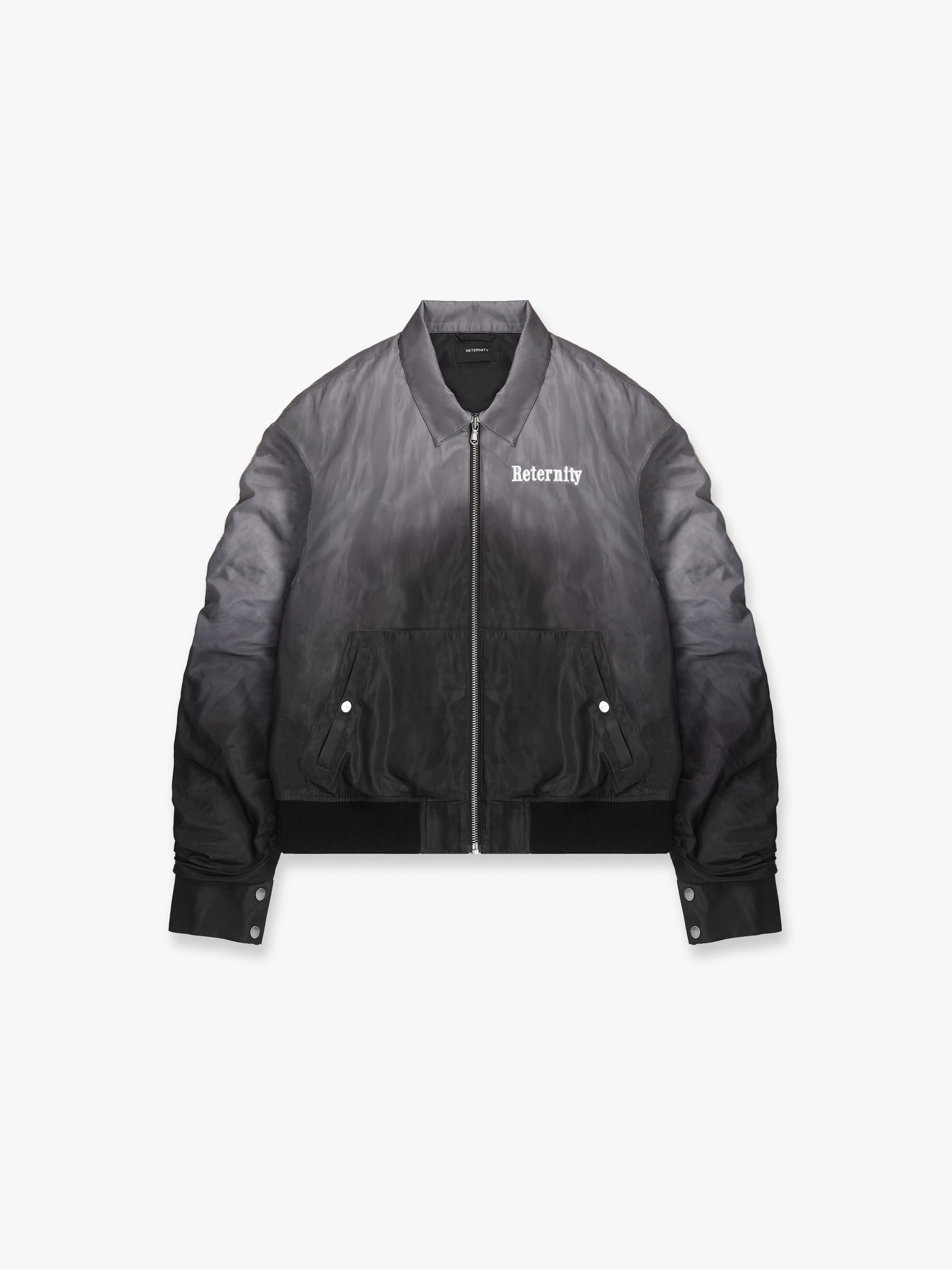 BOMBER JACKET ‘RETERNITY’ - WASHED BLACK