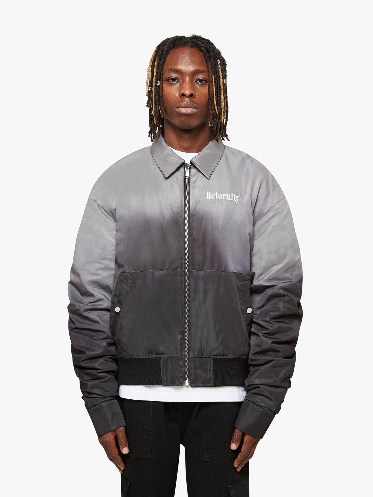 BOMBER JACKET ‘RETERNITY’ - WASHED BLACK