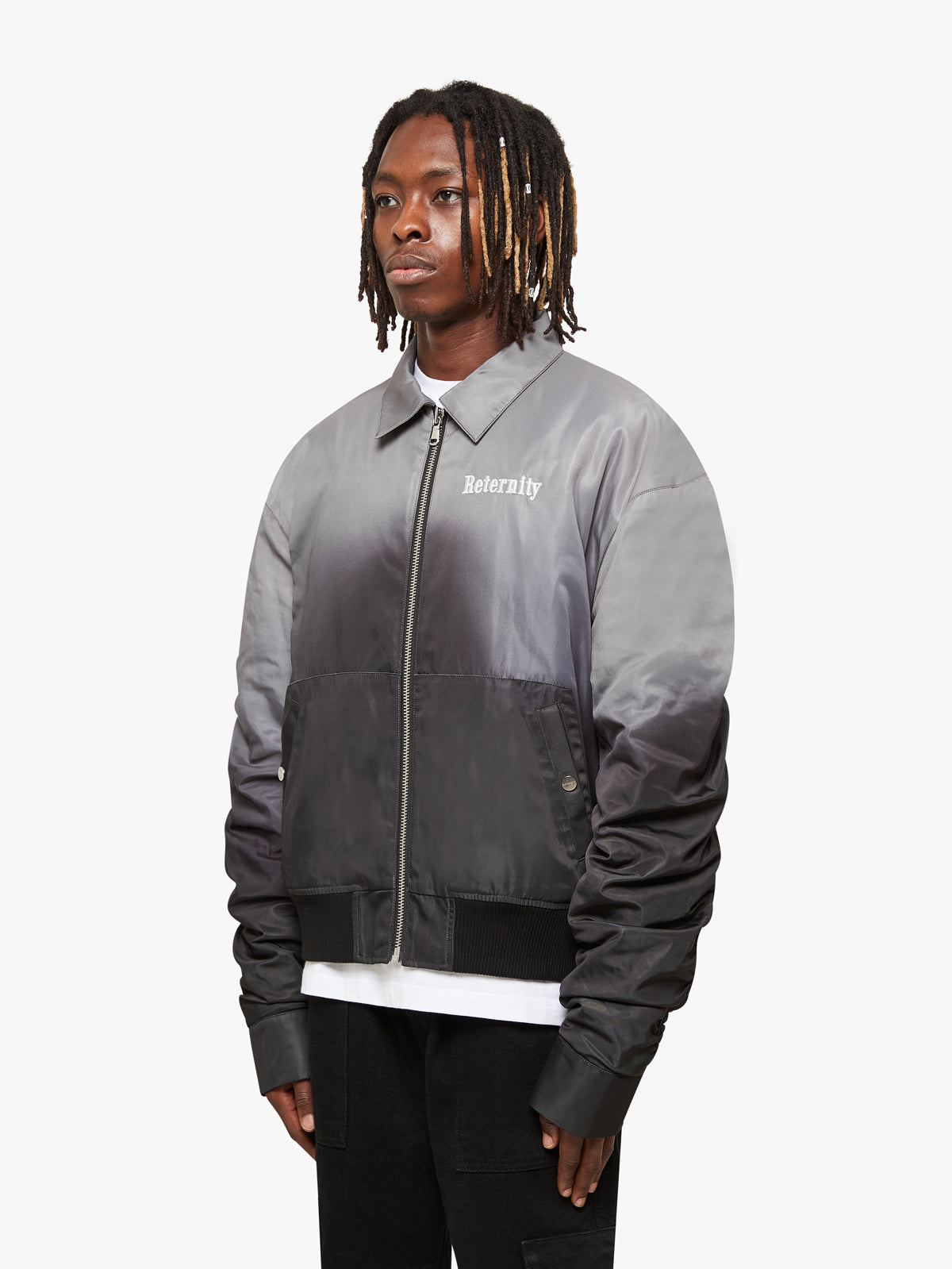 BOMBER JACKET ‘RETERNITY’ - WASHED BLACK