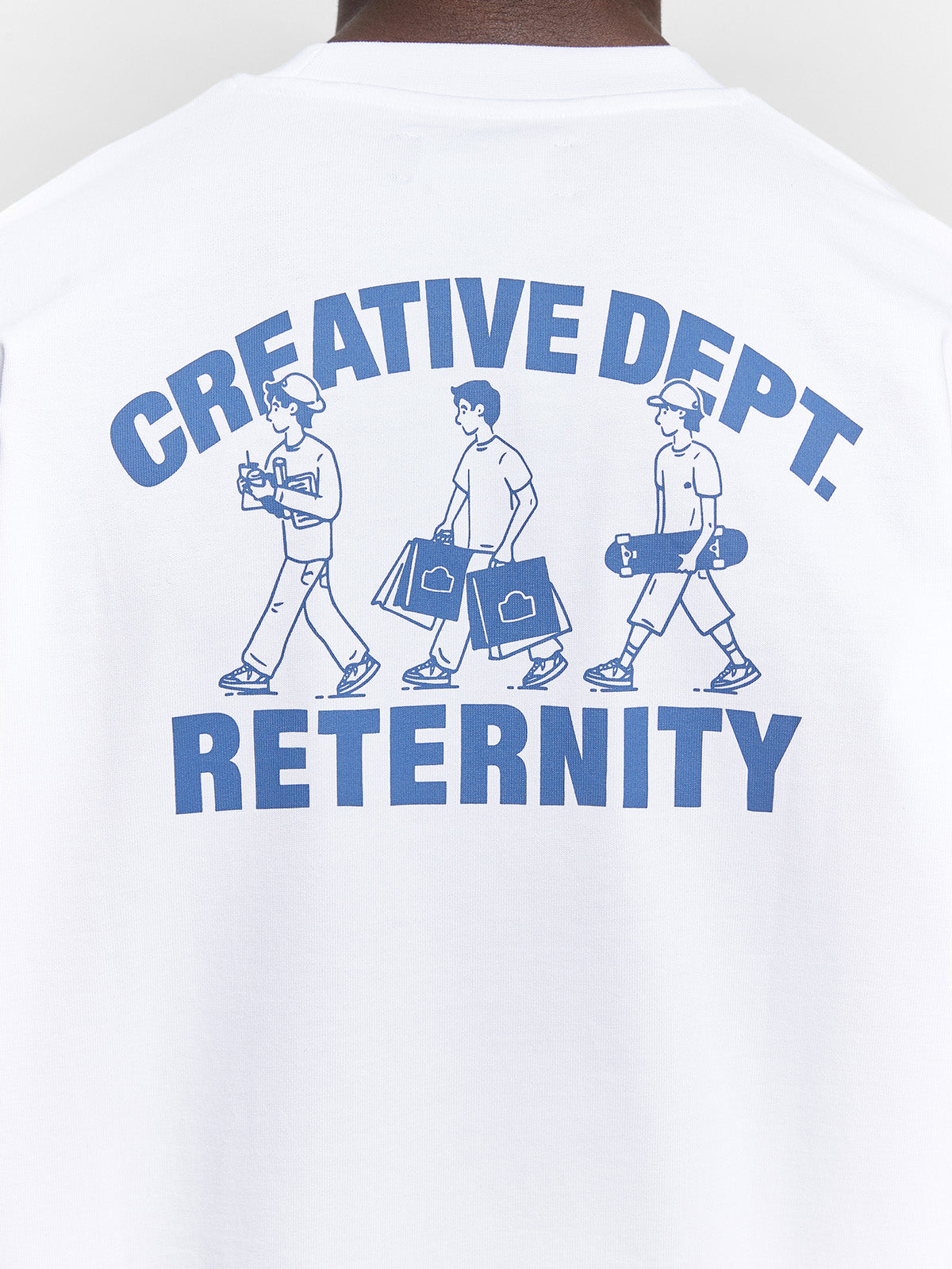 CREATIVE DEPT LOGO T-SHIRT - WHITE