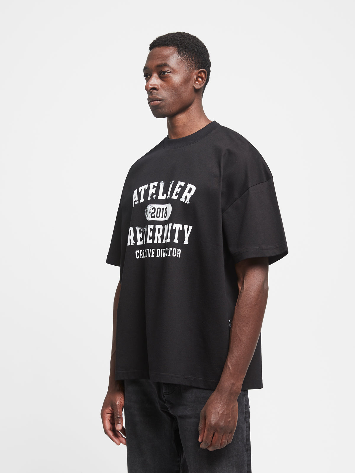 ATELIER EMBLEM T-SHIRT - BLACK