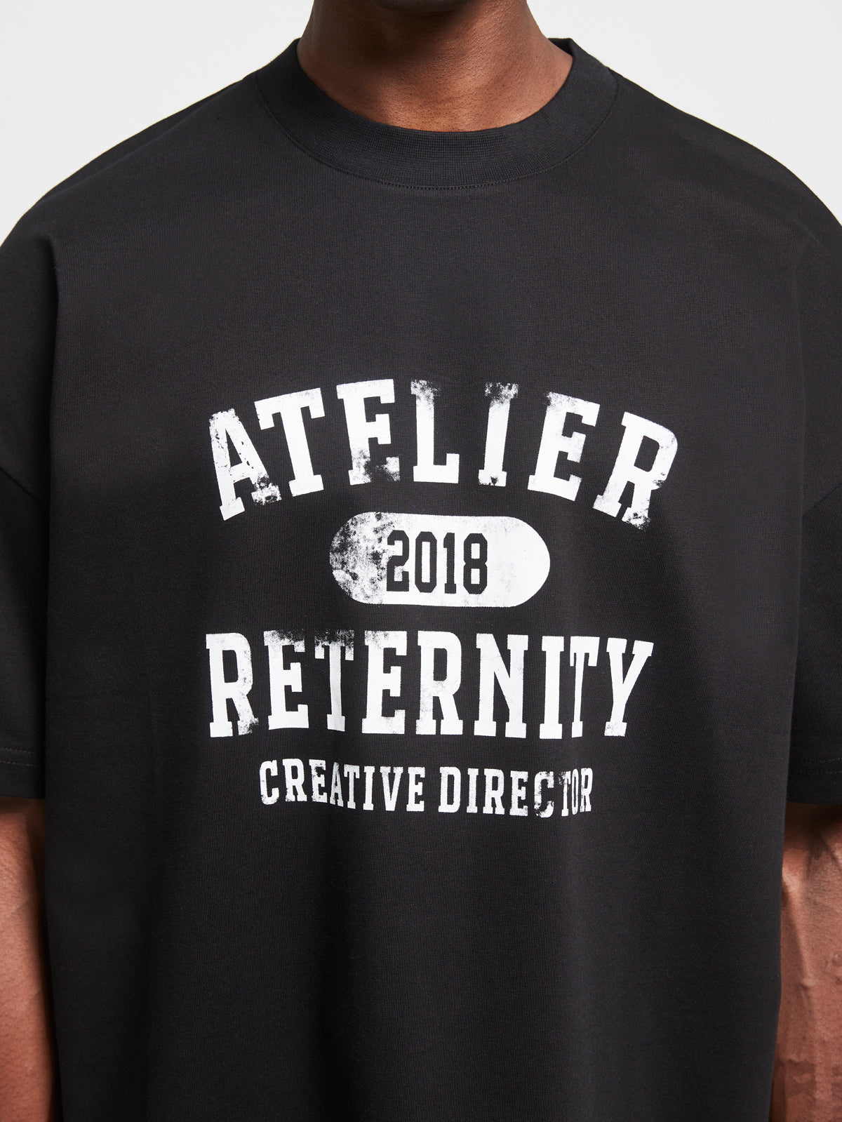 ATELIER EMBLEM T-SHIRT - BLACK