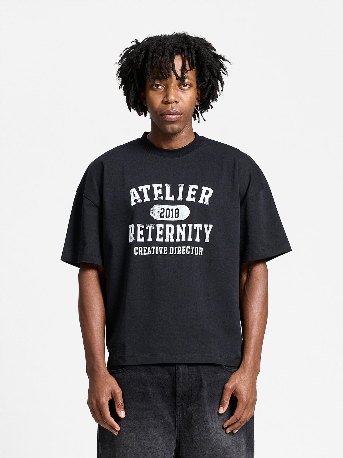 ATELIER EMBLEM T-SHIRT - BLACK