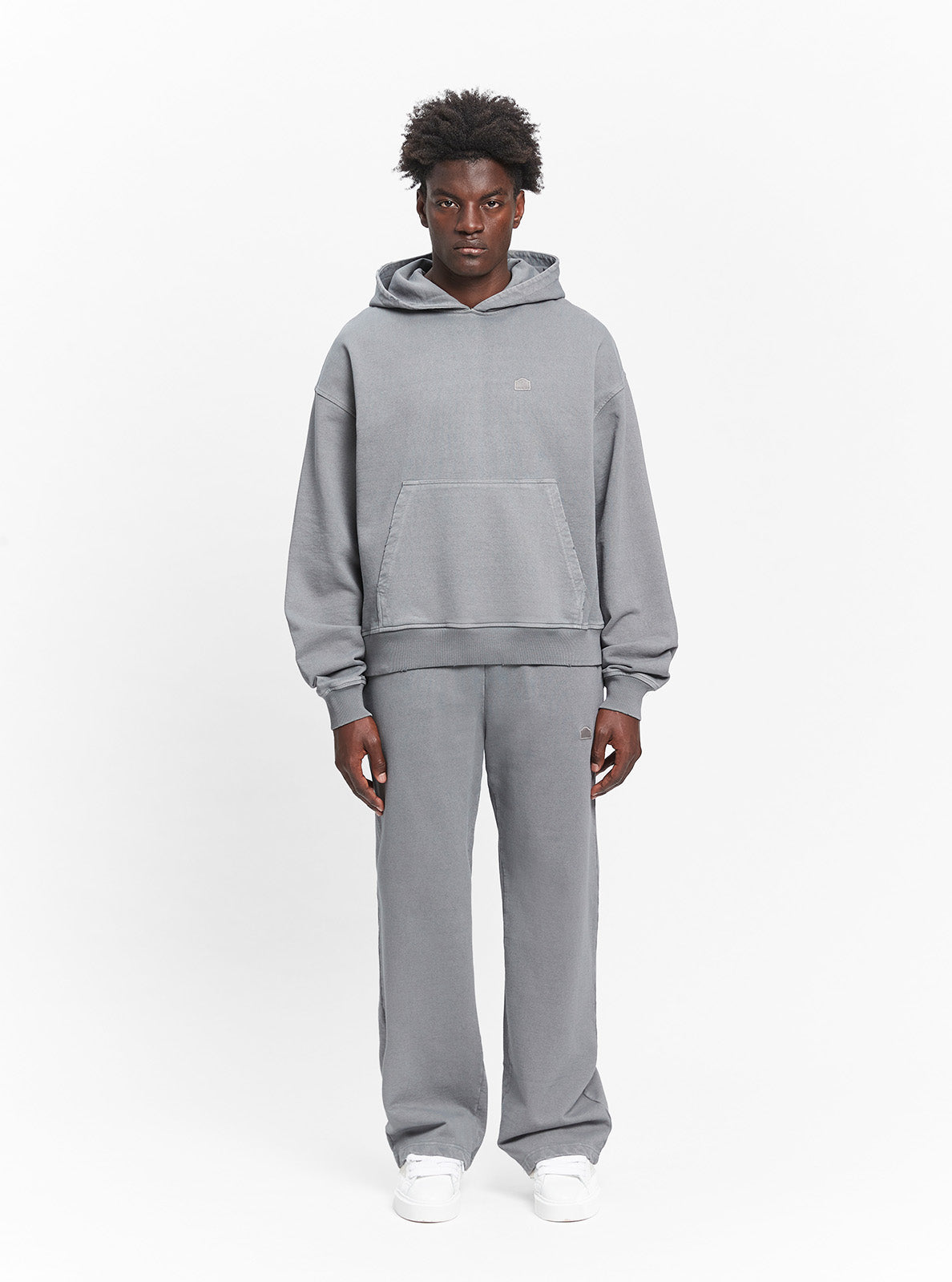 SIGNE HOODIE - WASHED GREY