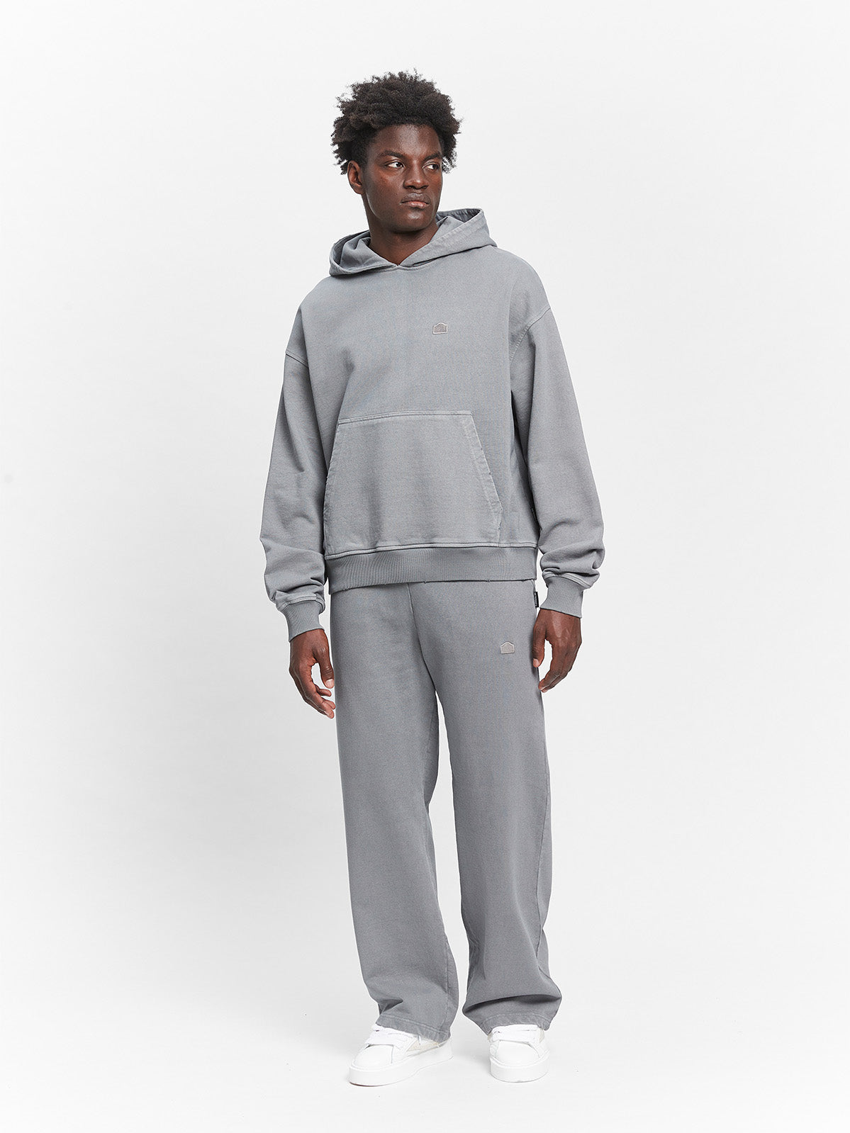 SIGNE HOODIE - WASHED GREY