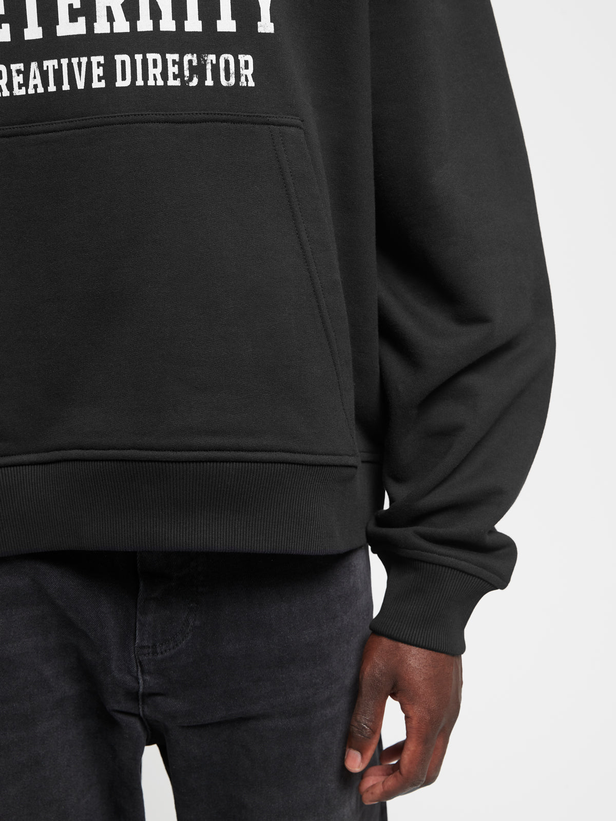 ATELIER EMBLEM HOODIE - BLACK