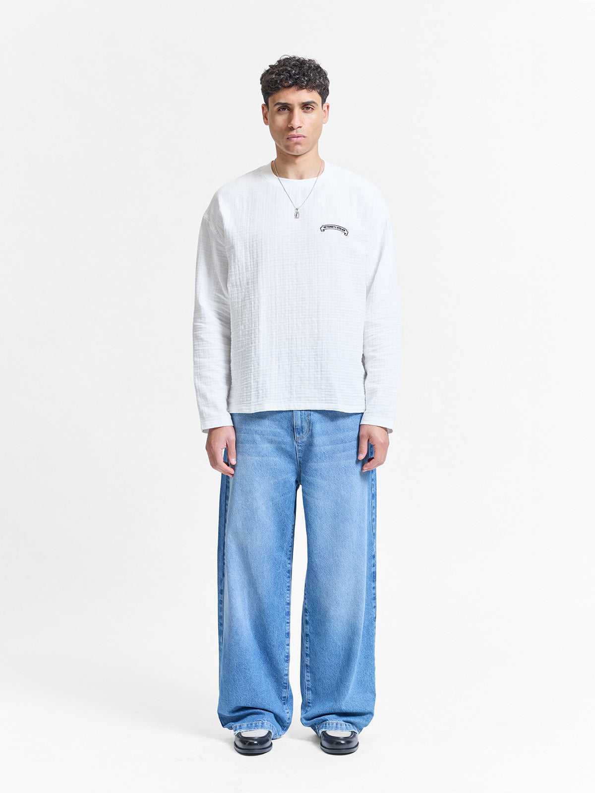 BAND OF PROCESS LONGSLEEVE - WHITE