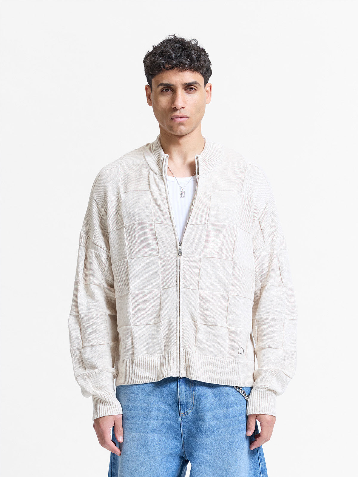 L’OUVRAGE KNIT JACKET - BEIGE