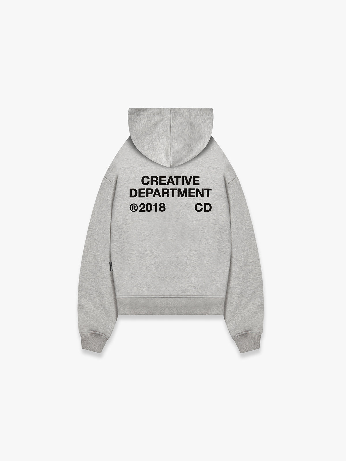 CREATIVE DEPT ZIP-HOODIE - MELANGE GREY