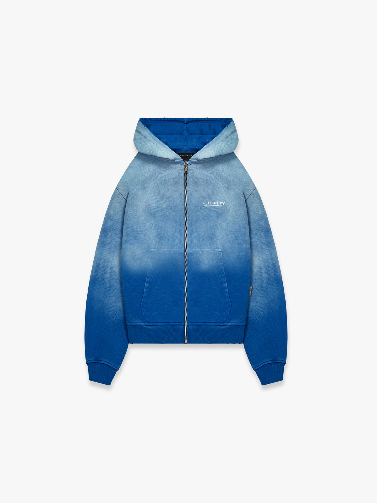 Faded 2024 blue hoodie