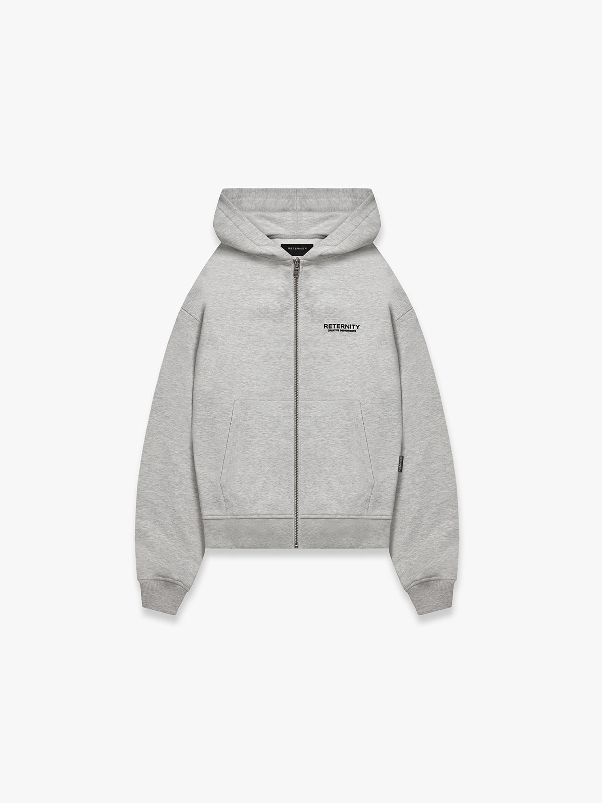 CREATIVE DEPT ZIP-HOODIE - MELANGE GREY