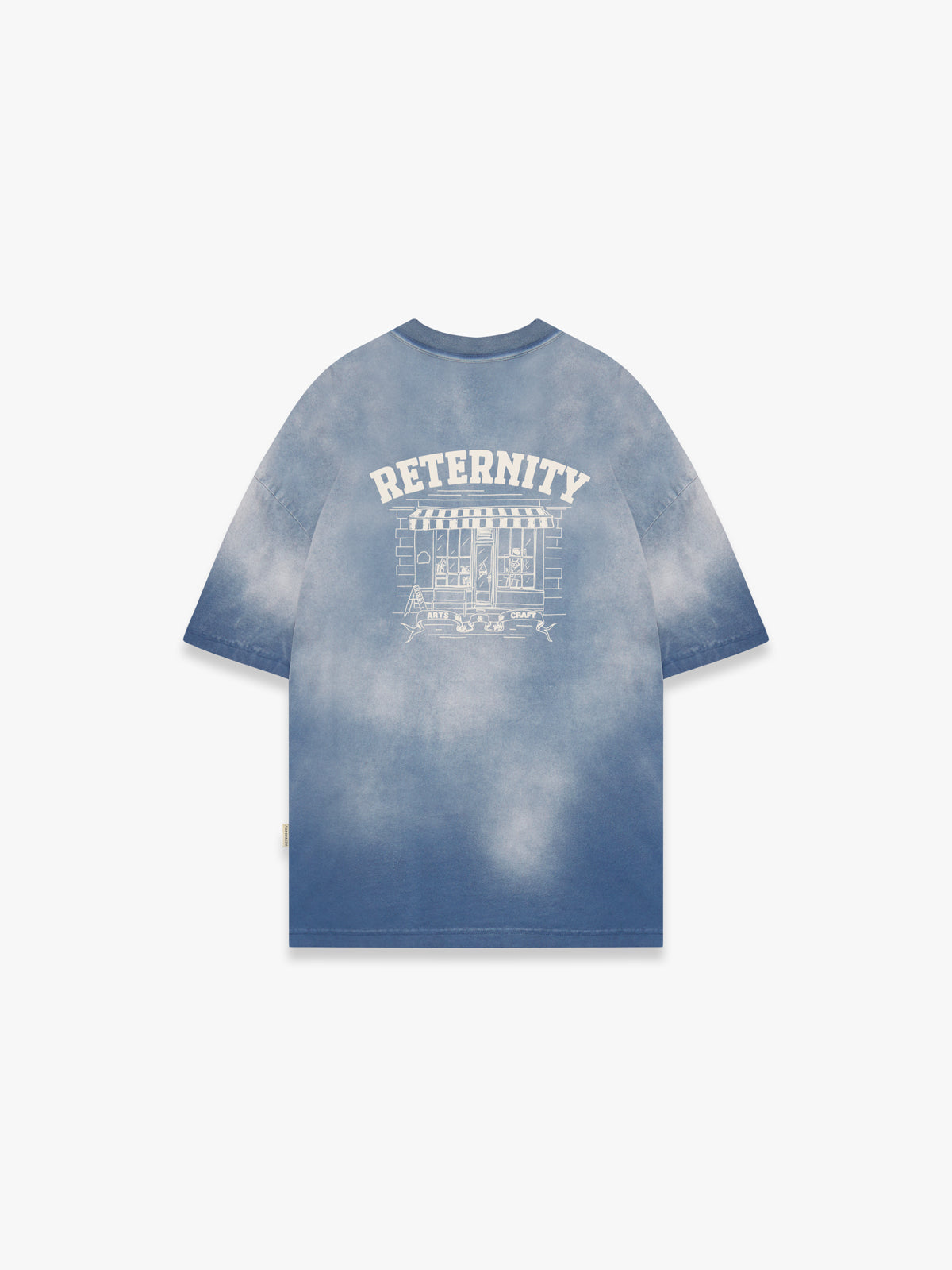 ARTS & CRAFT T-SHIRT - WASHED BLUE