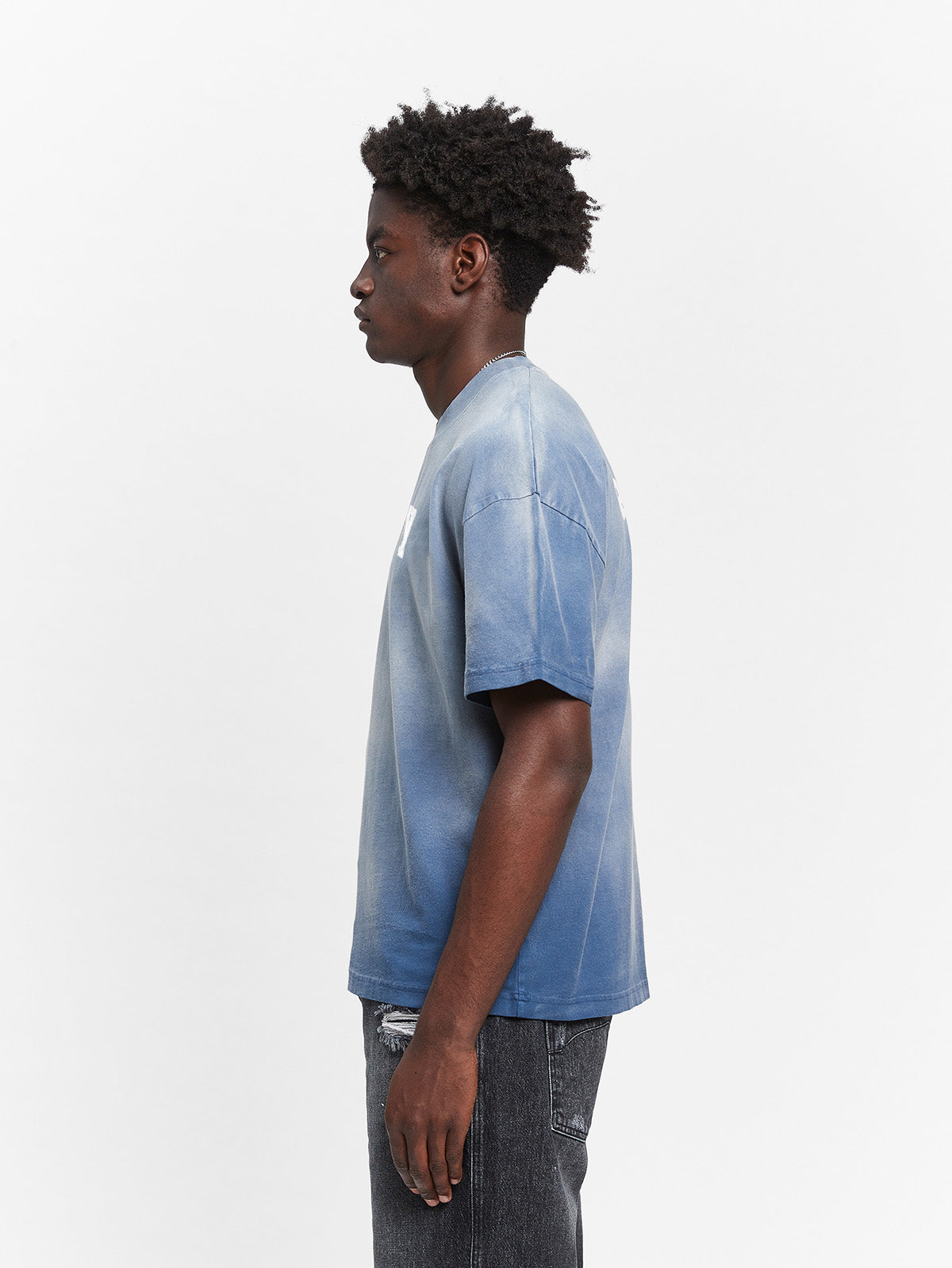 WATERCOLOR T-SHIRT - WASHED BLUE