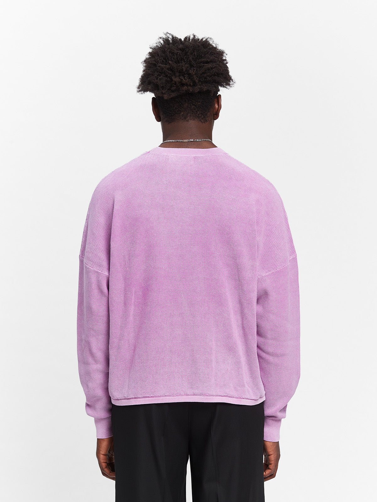 ATELIER KNIT SWEATER - WASHED LILAC