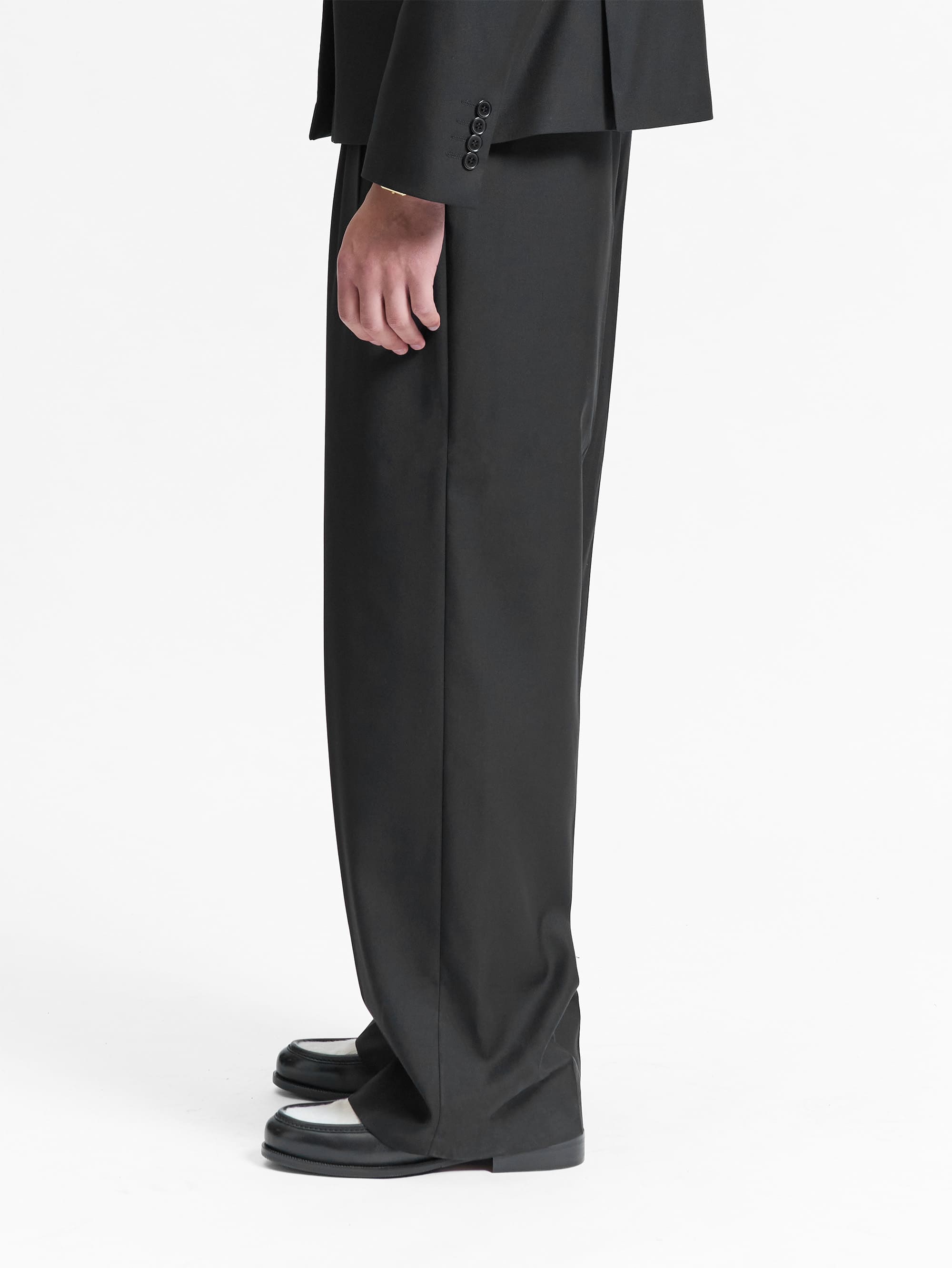 white christmas dresses Basic Baggy Wide Leg Dress Pants