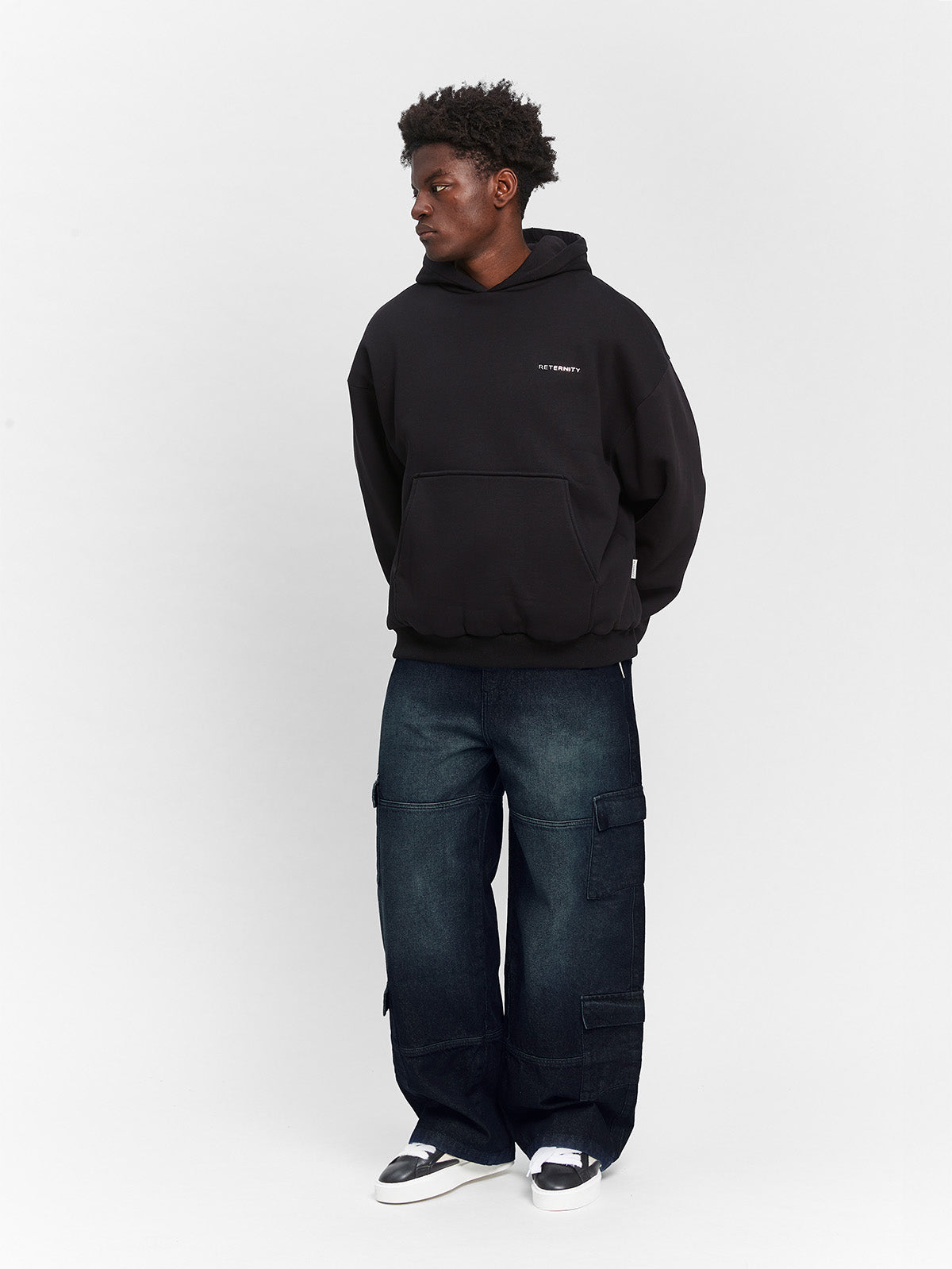 CONCEPTION CARGO PANTS - RAW DENIM