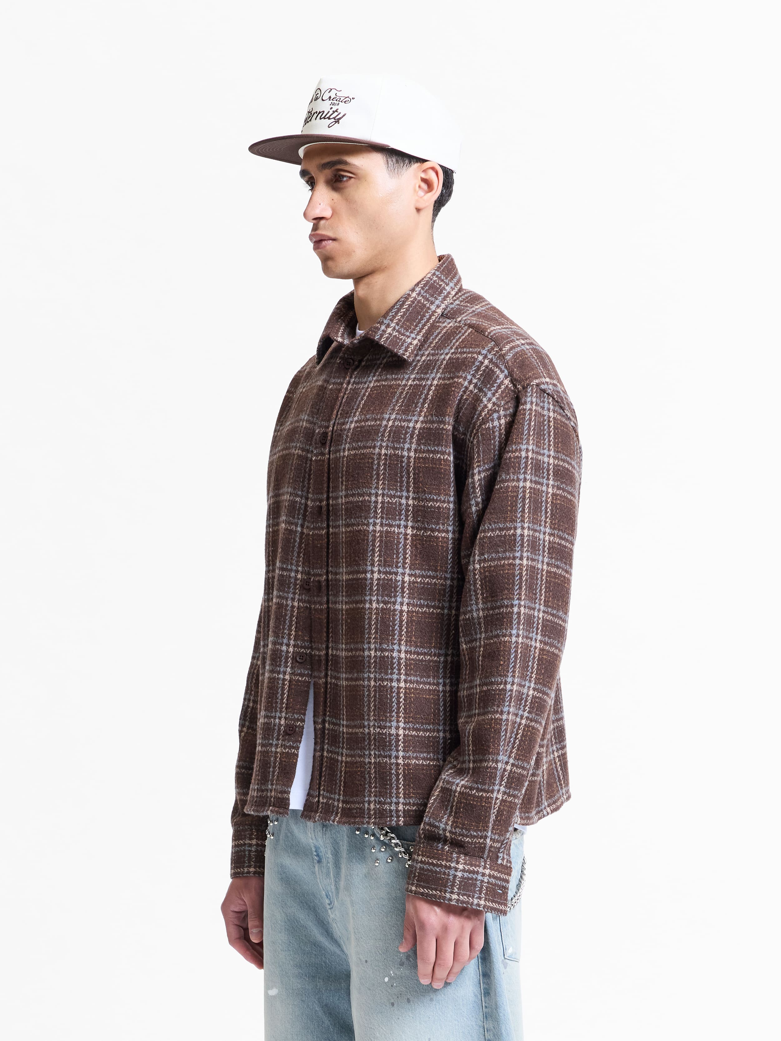 L’ARTISAN FLANNEL - BROWN