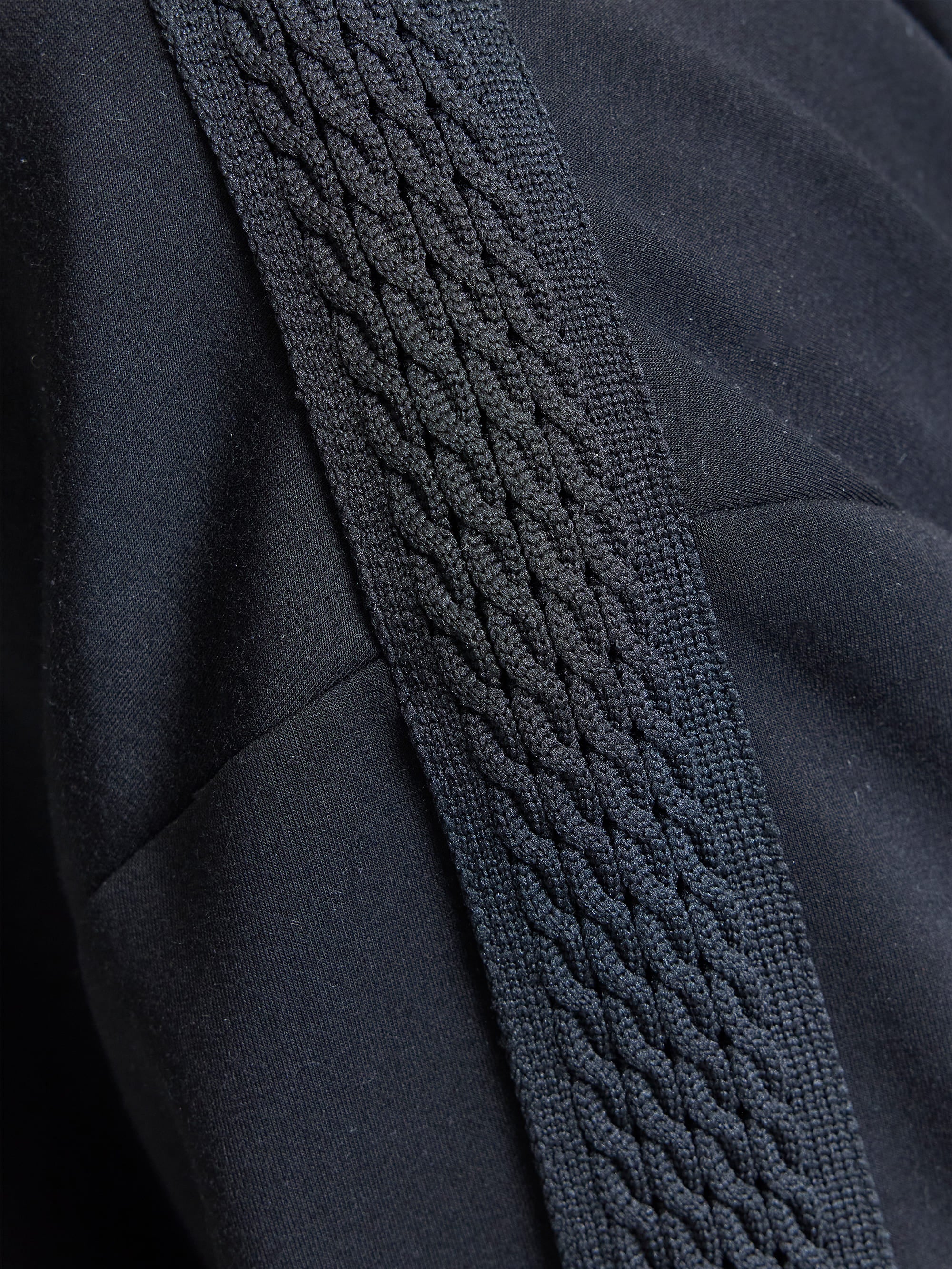 STUDIO REVERSIBLE TRACK JACKET - BLACK