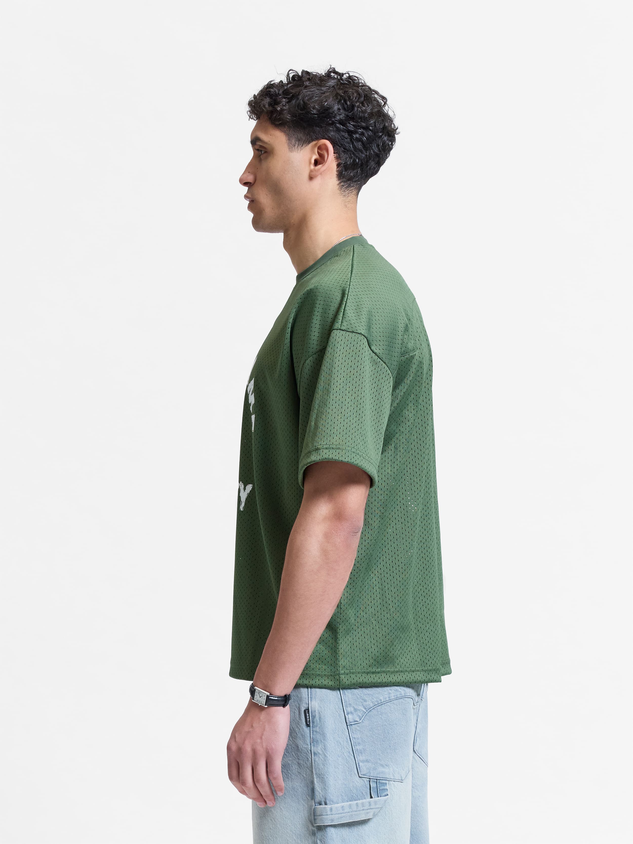 NOTRE DAME MESH T-SHIRT - GREEN