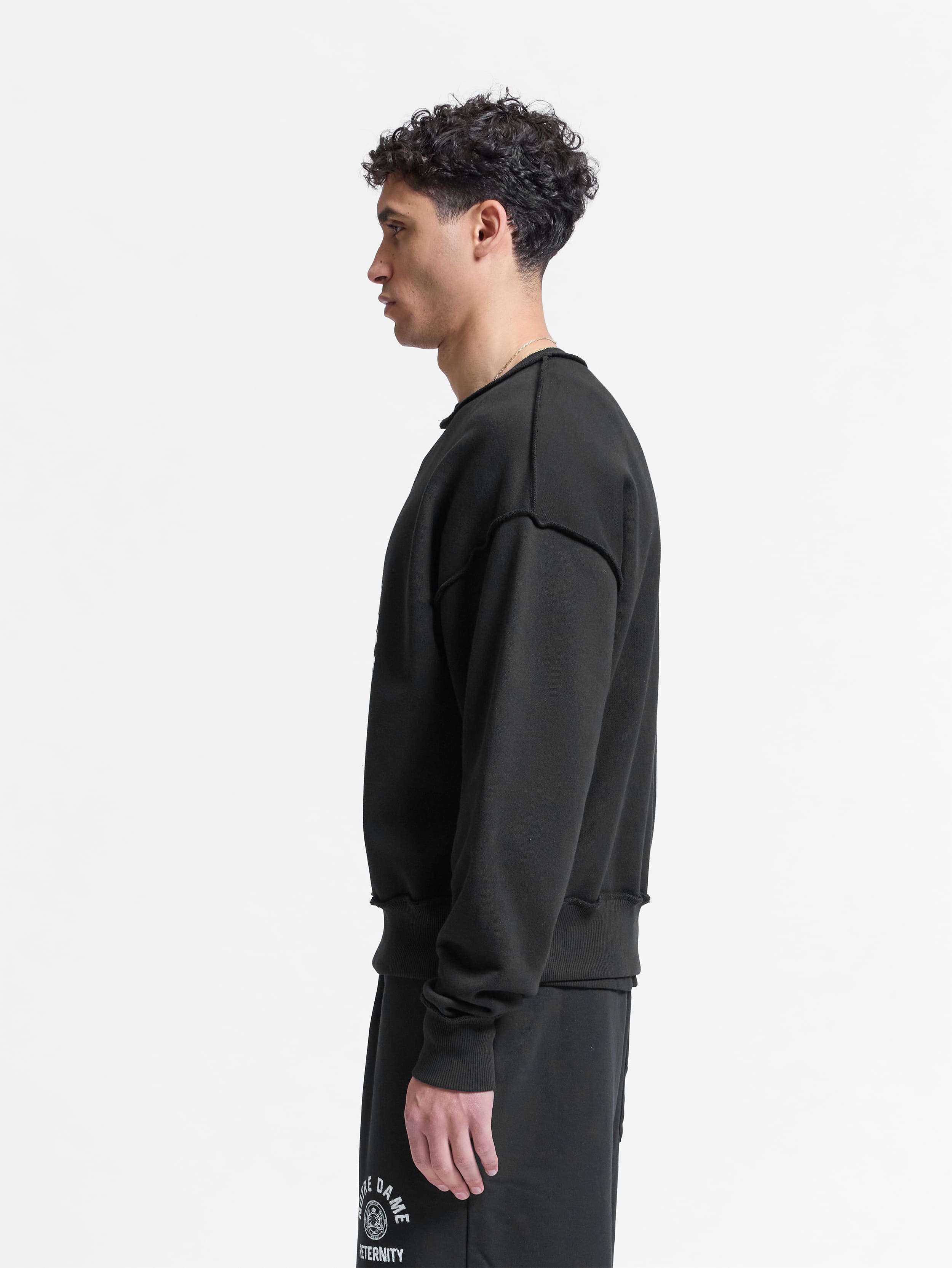 NOTRE DAME SWEATER - BLACK