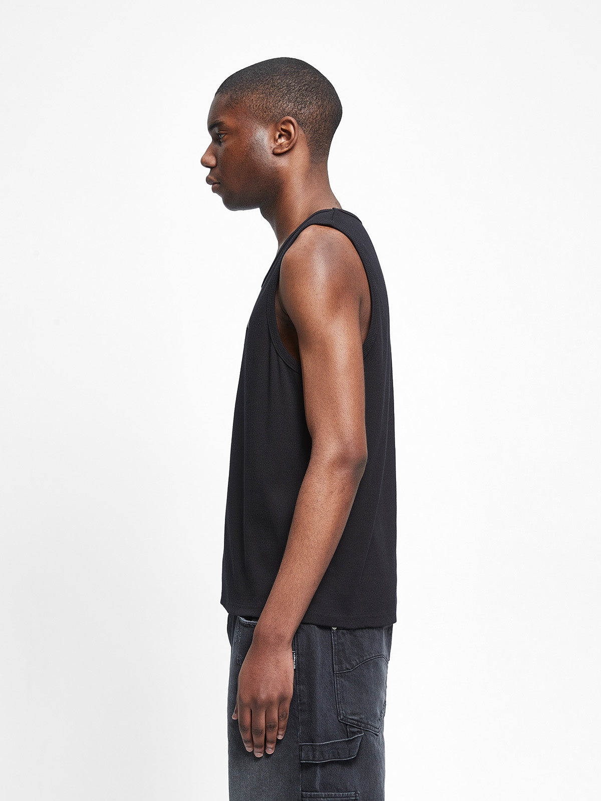 SIGNE TANK TOP - BLACK